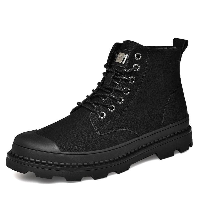 Botas cortas de mujer estilo militar