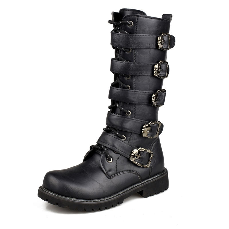Botas cuero tacticas