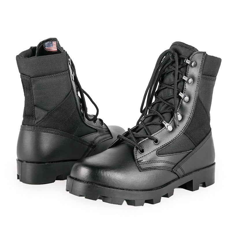 Botas de militar hombre