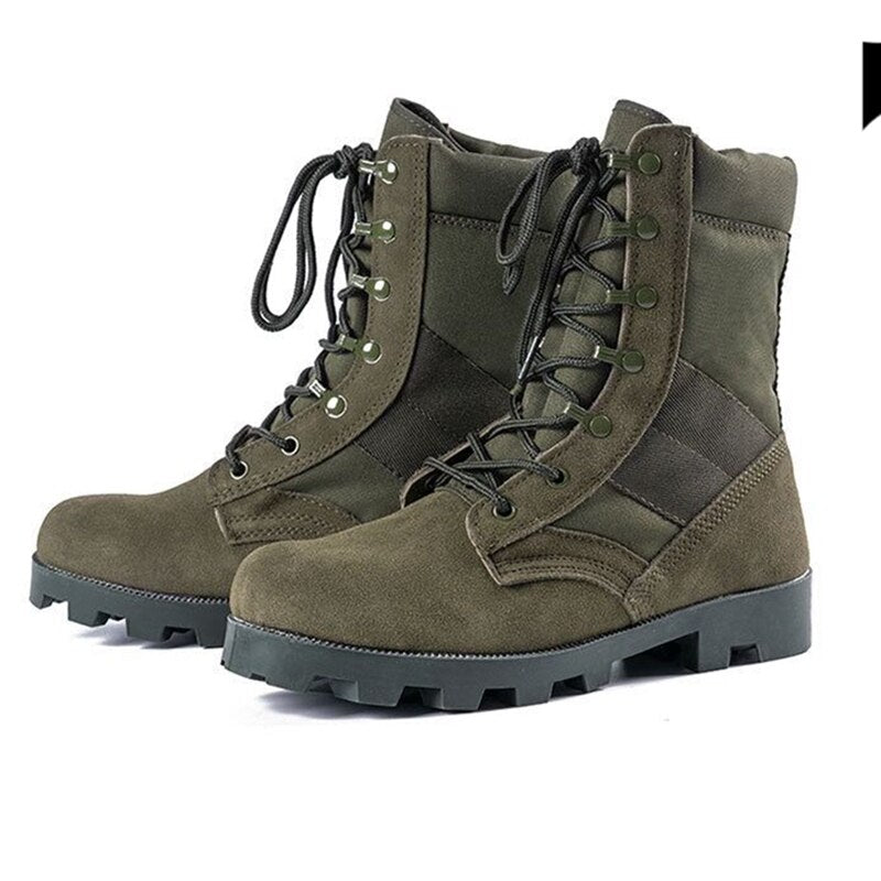 Botas de militar hombre