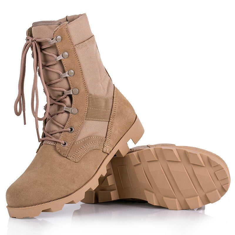 Botas de militar hombre