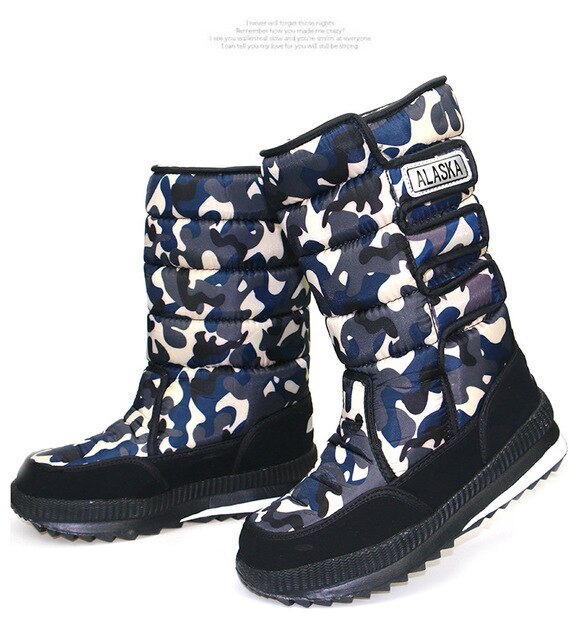 Botas de nieve hombre militar