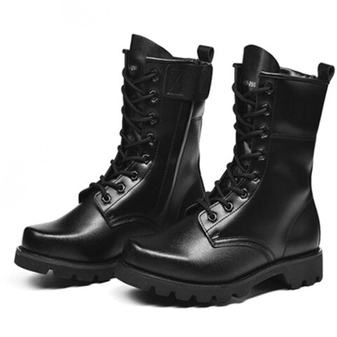 Botas militar altas mujer