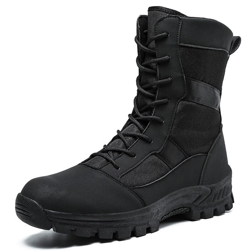 Botas militar hombre negra
