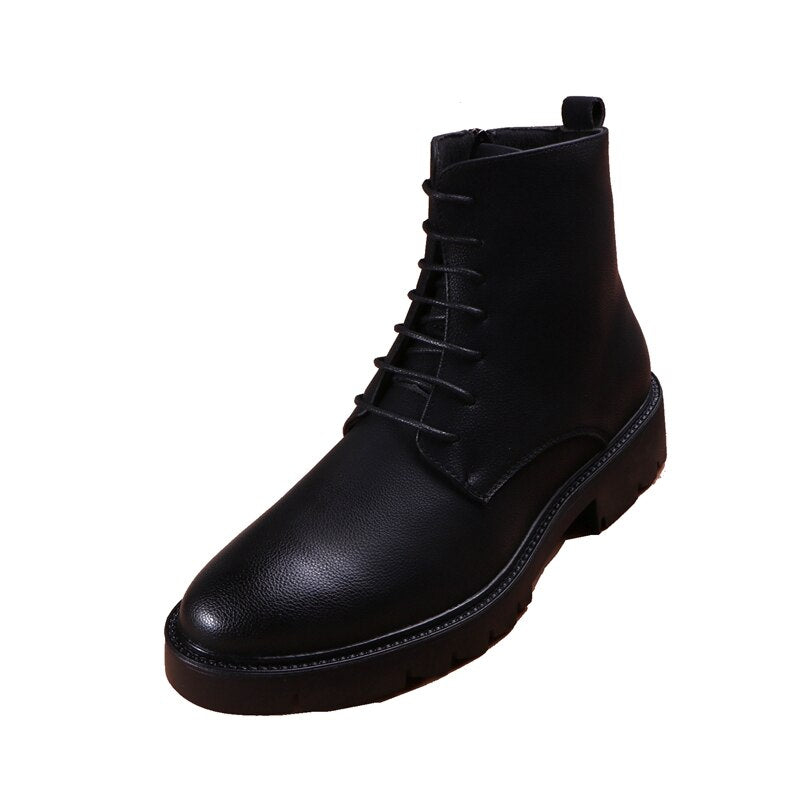 Botas mujer militar negras