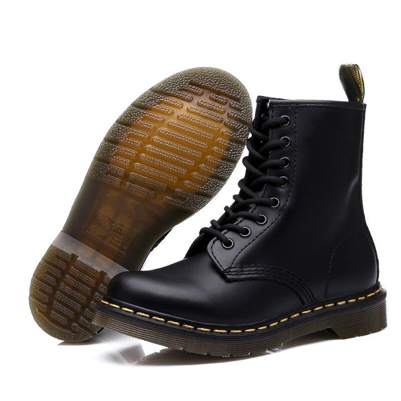 Botas negras militar mujer