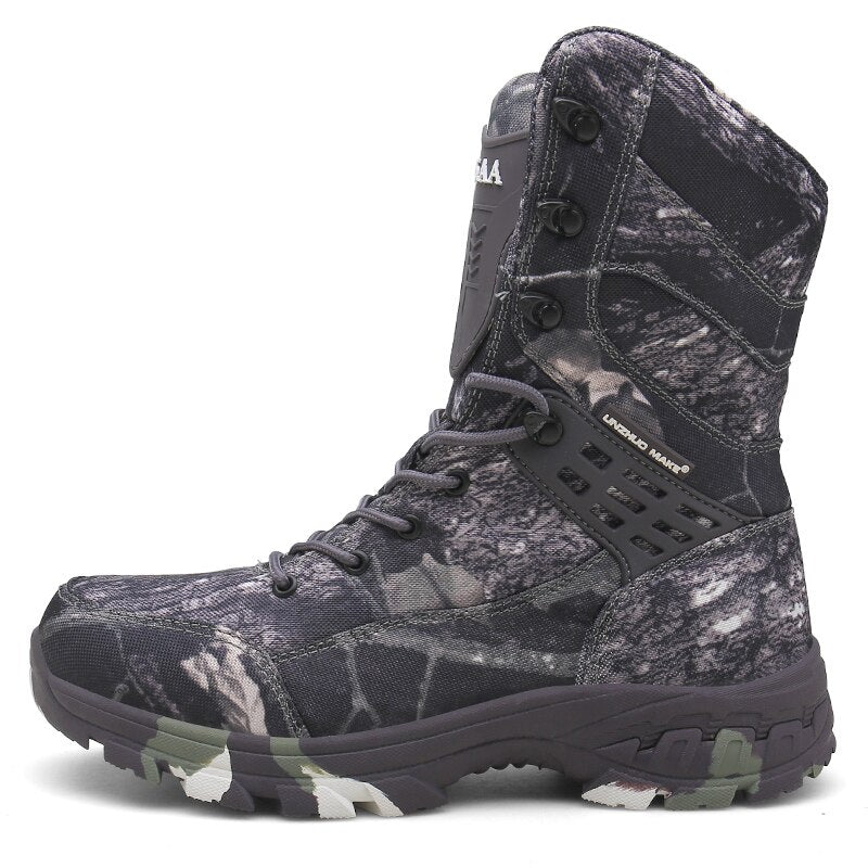Botas tacticas camufladas