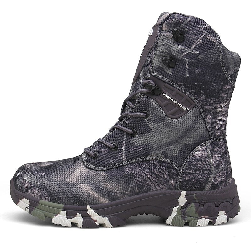 Botas tacticas camufladas