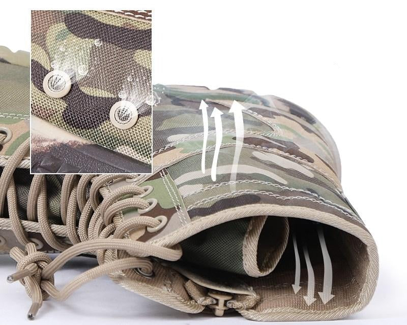 Botas tacticas camuflaje