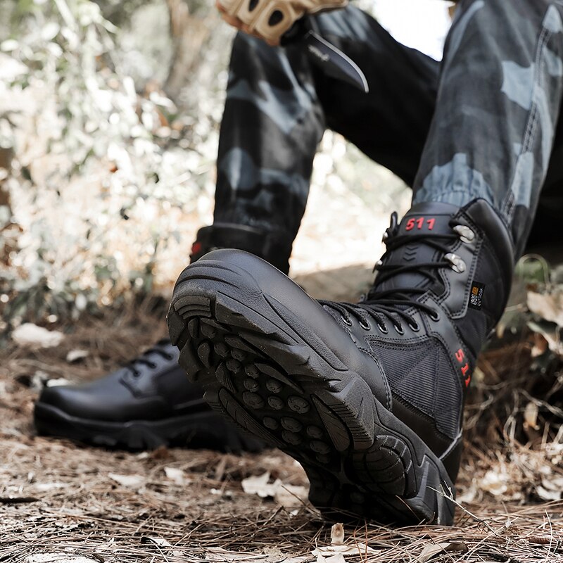 Botas tacticas hombre negro