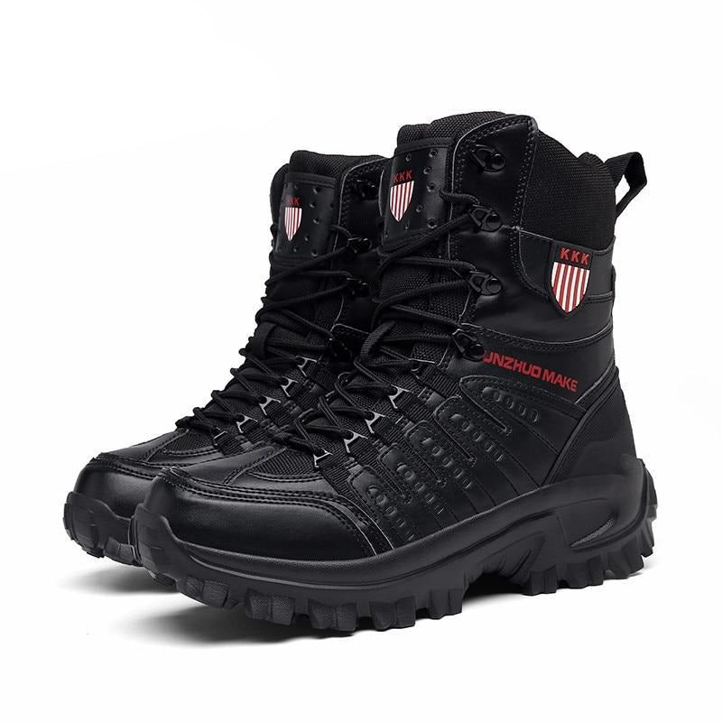 Botas tacticas militares negras