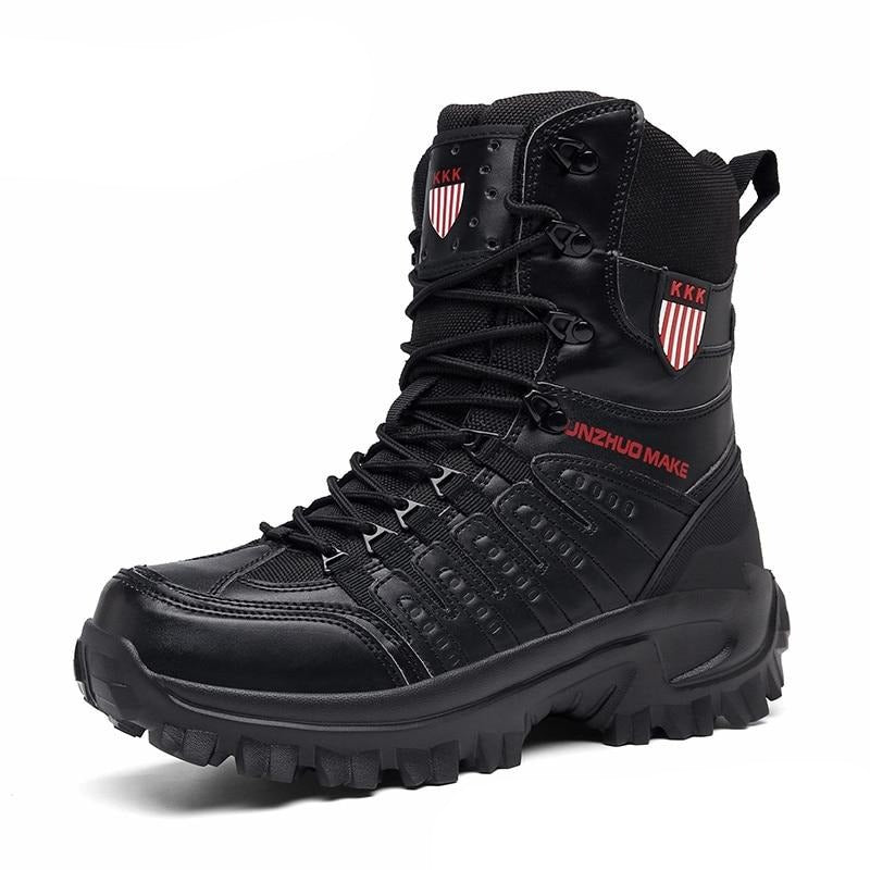 Botas tacticas militares negras