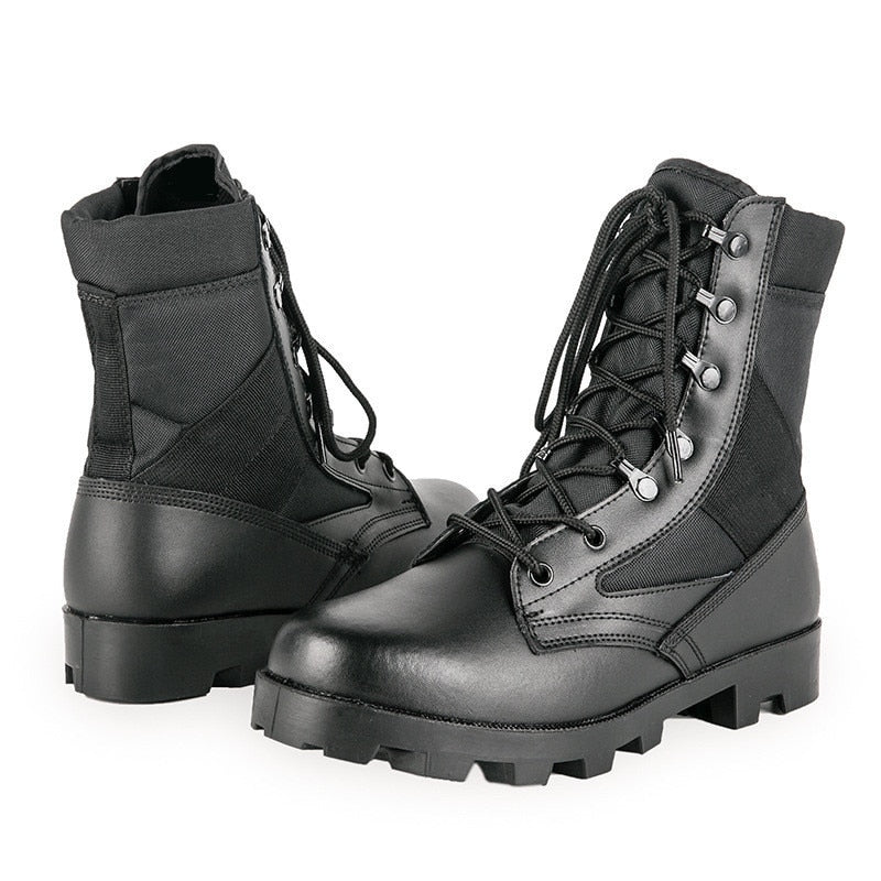 Botas tácticas negras hombre
