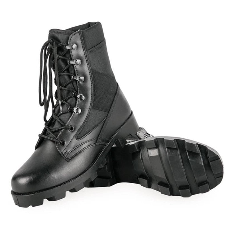 Botas tácticas negras hombre