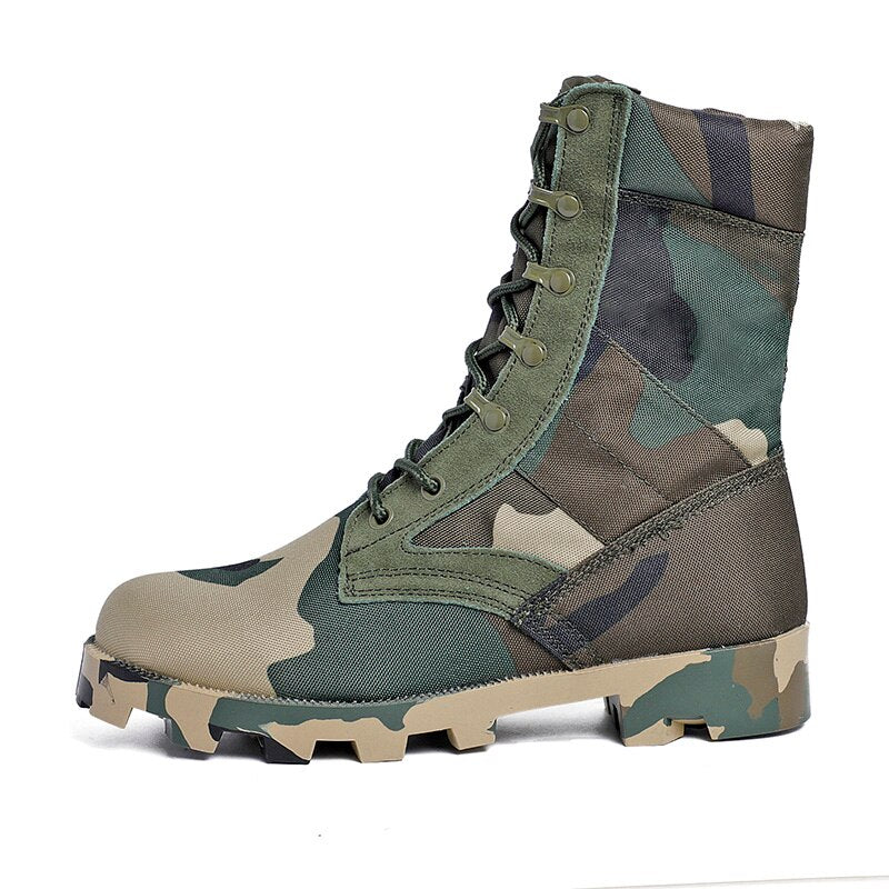 Botas tipo militar hombre