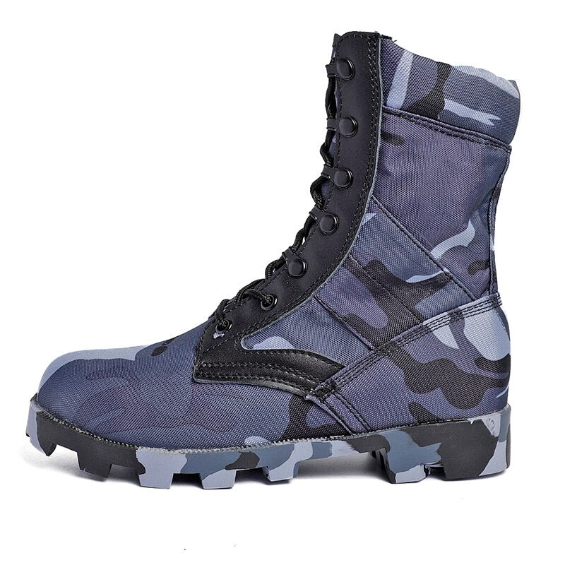 Botas tipo militar hombre