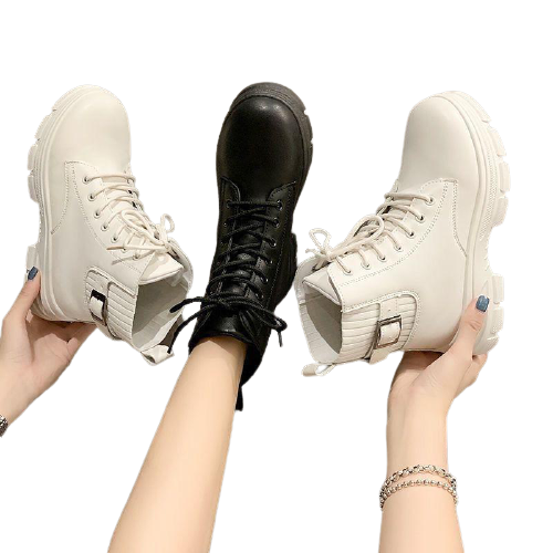Botas tipo militar mujer