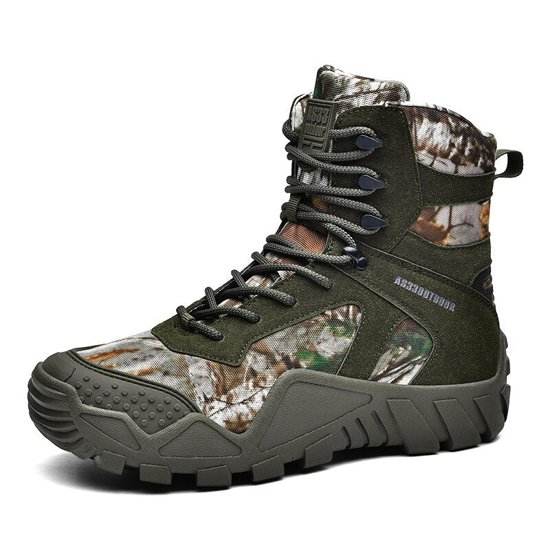 Botas verde militar hombre