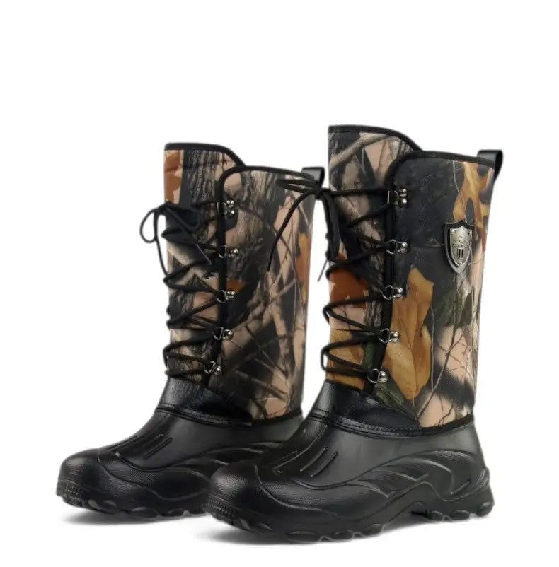Botte grand froid revêtement camo