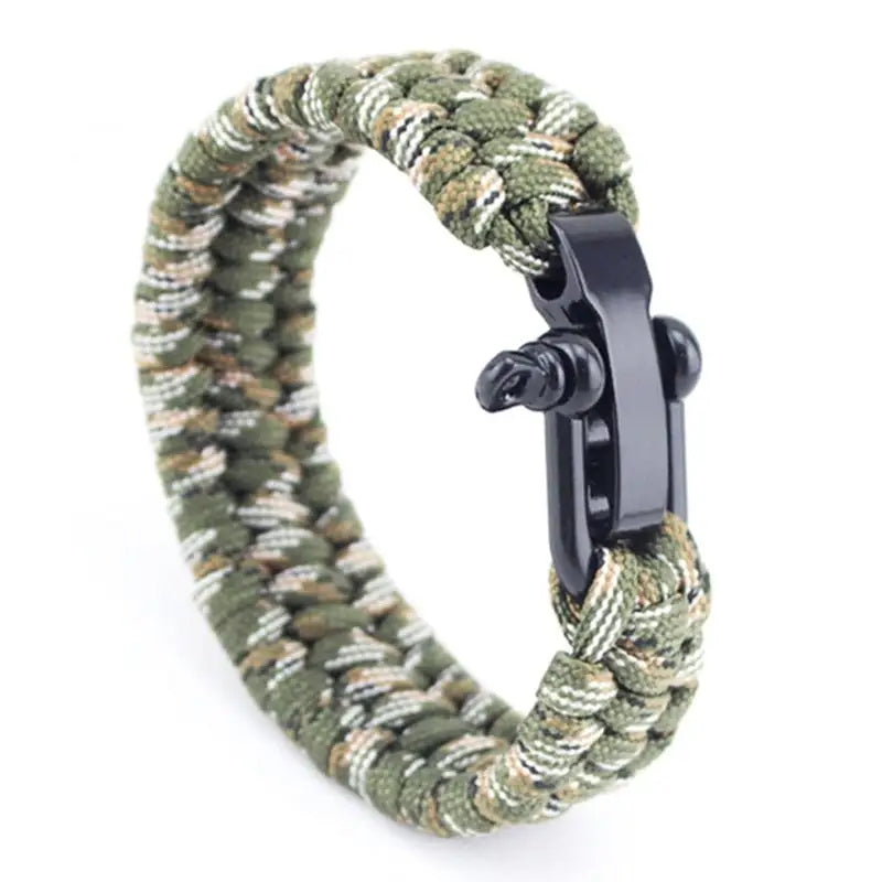 Bracelet corde homme survie