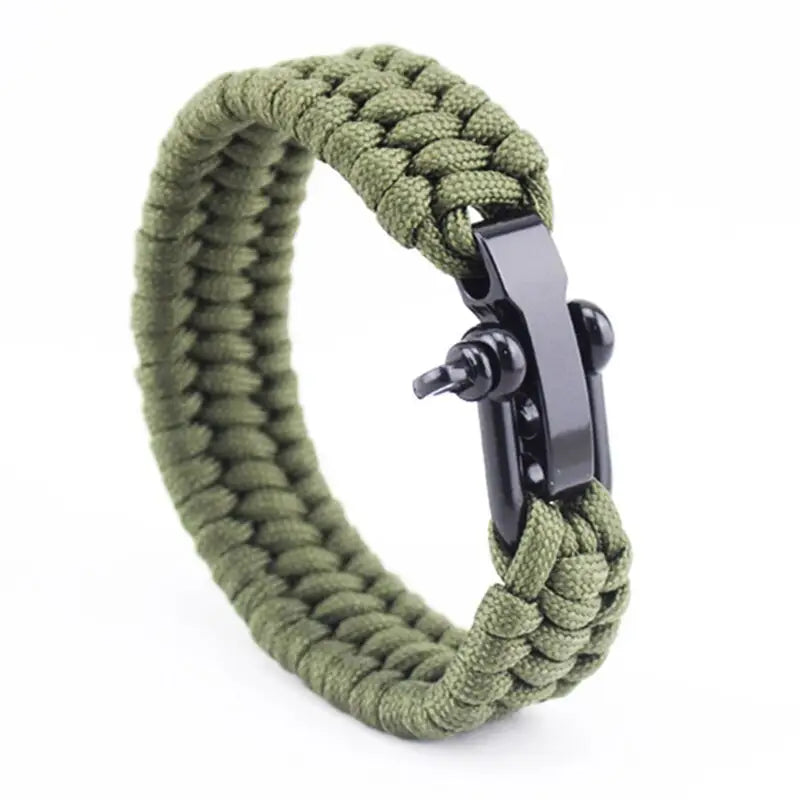 Bracelet de paracord de survie