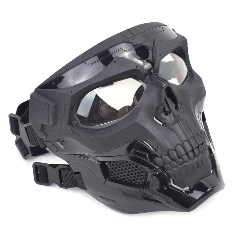 Calavera con Casco militar