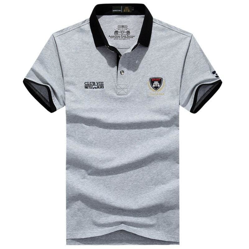 Camisa blanca hombre polo