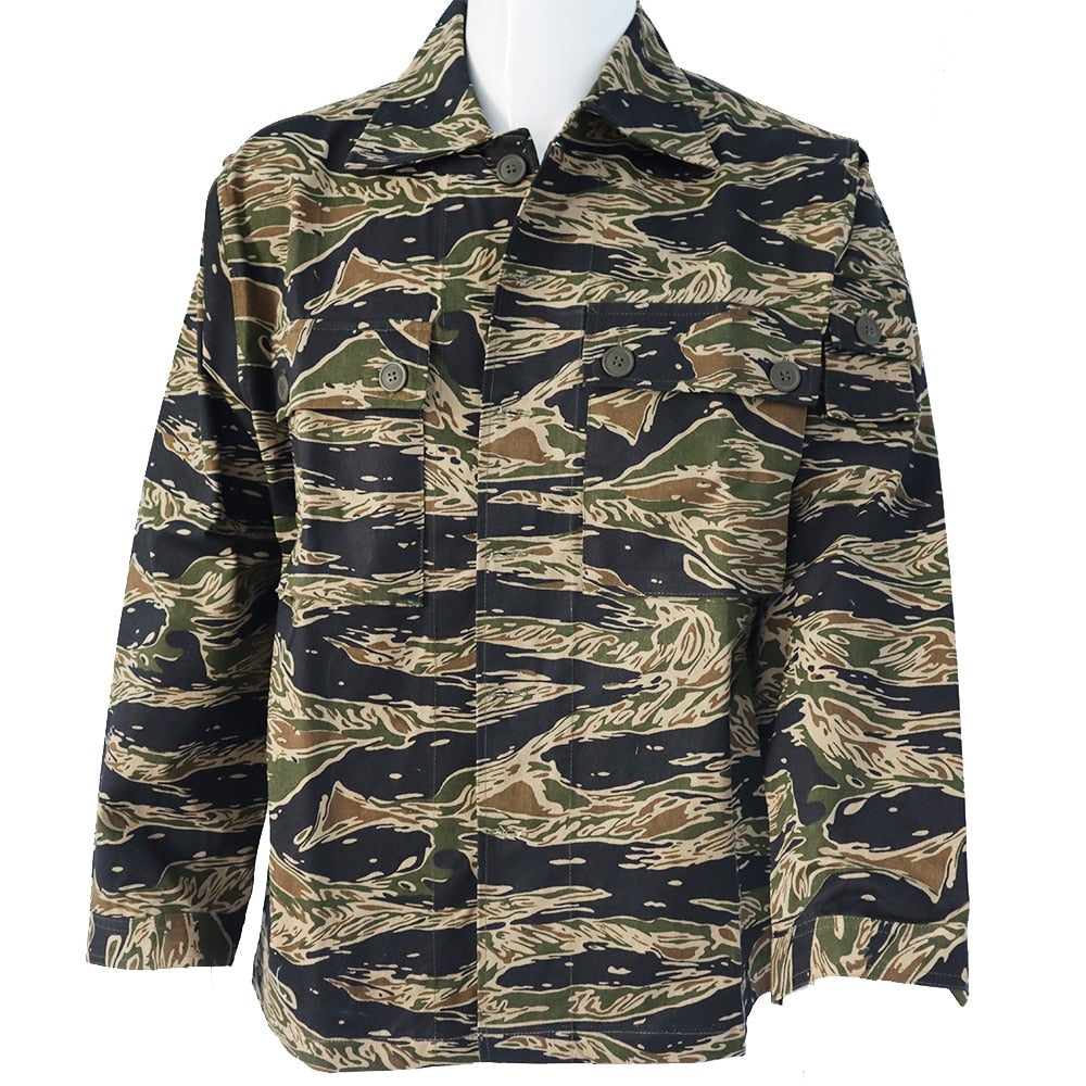 Camisa chaqueta verde militar hombre