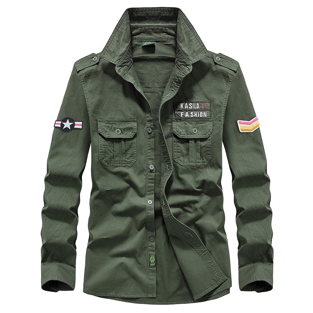 Camisa de militar hombre general africana