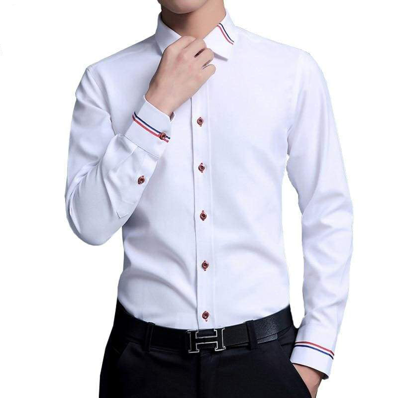 Camisa militar blanca