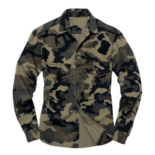 Camisa militar camuflada