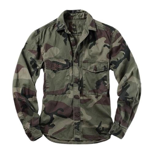 Camisa militar camuflada