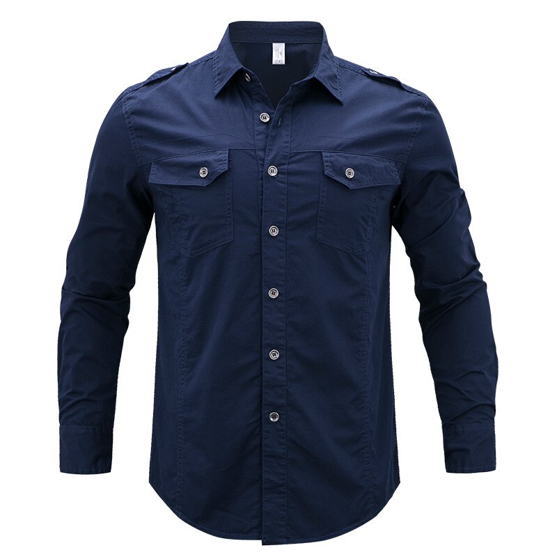 Camisa militar caqui