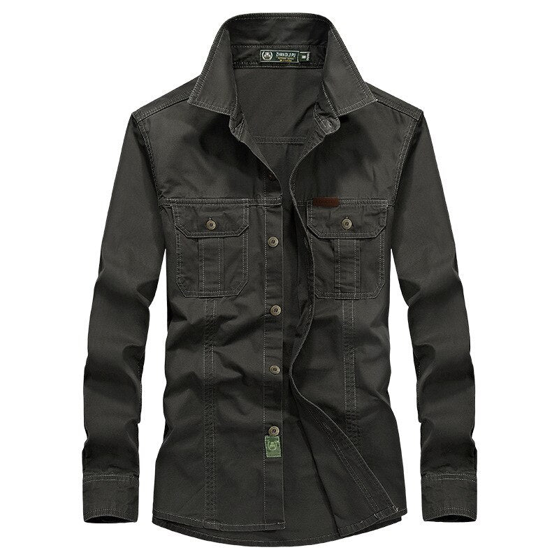 Camisa militar hombre chile