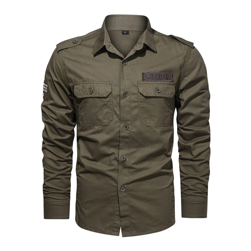 Camisa militar hombre ejercito