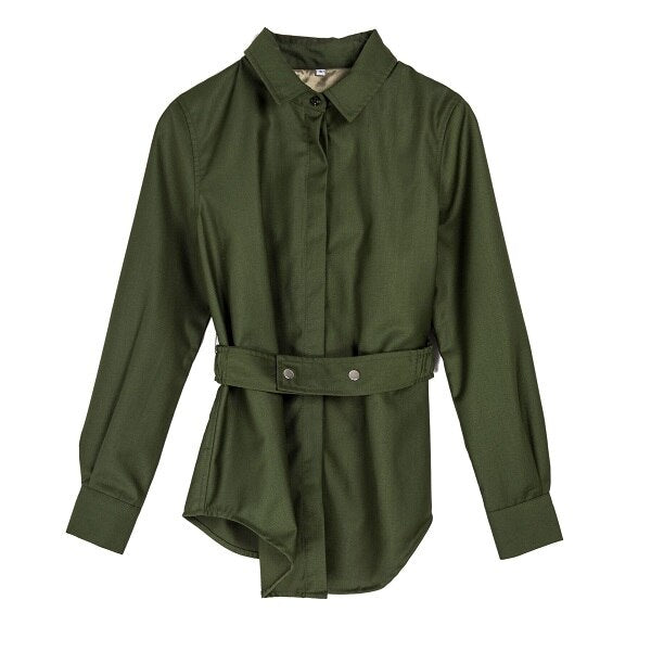 Camisa militar mujer