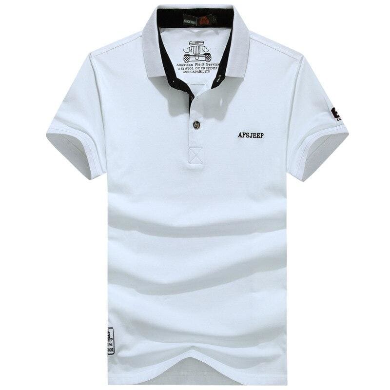 Camisa polo azul marinho