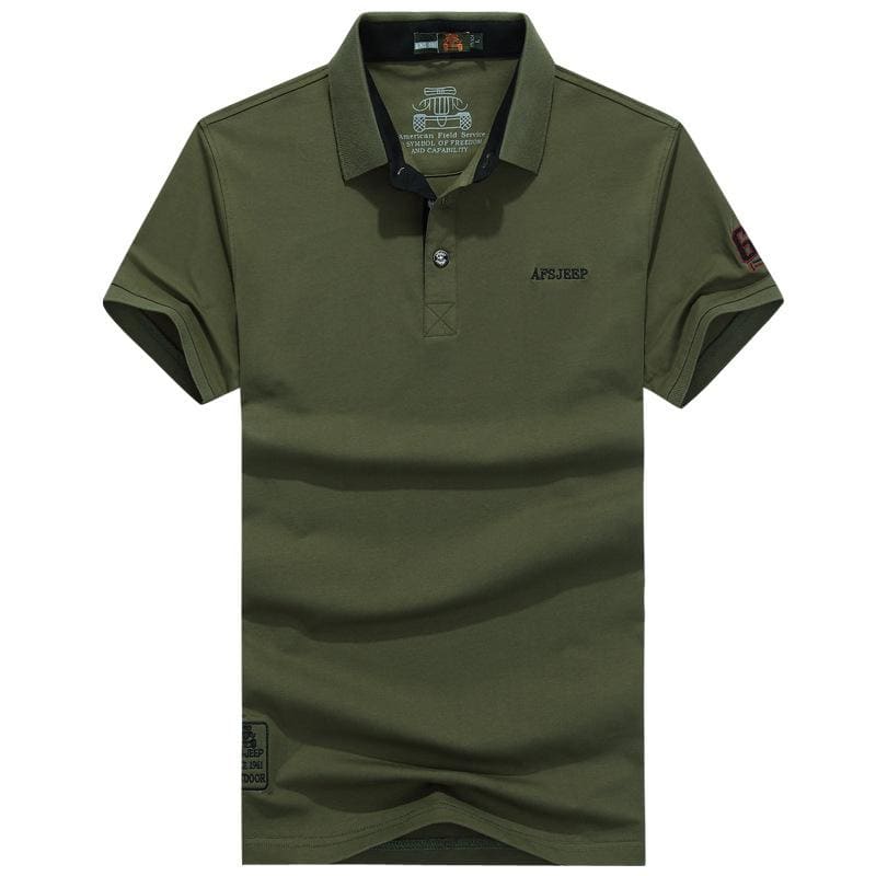 Camisa polo azul marinho