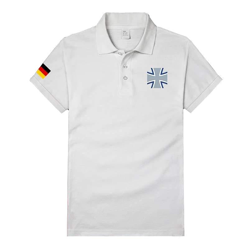 Camisa polo blanca para hombre