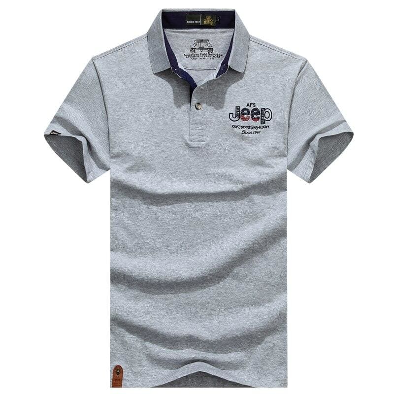 Camisa polo gris