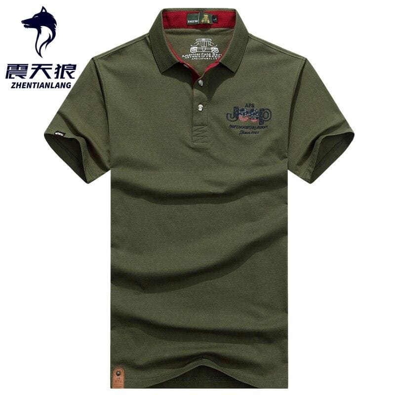 Camisa polo gris