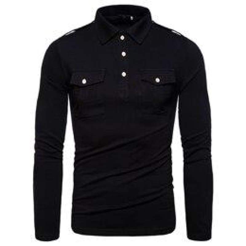 Camisa polo hombre manga larga