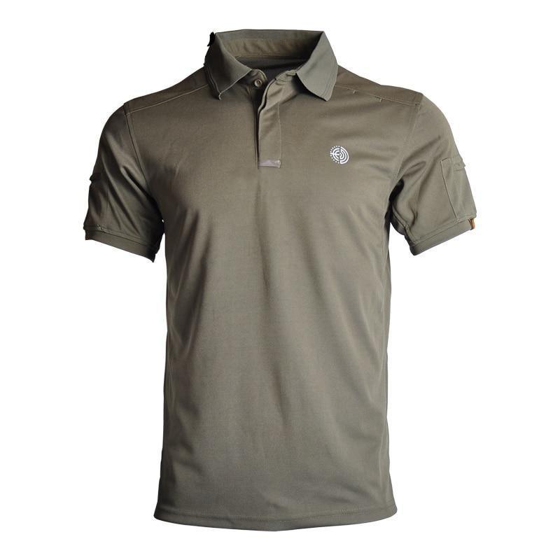 Camisa polo masculina verde