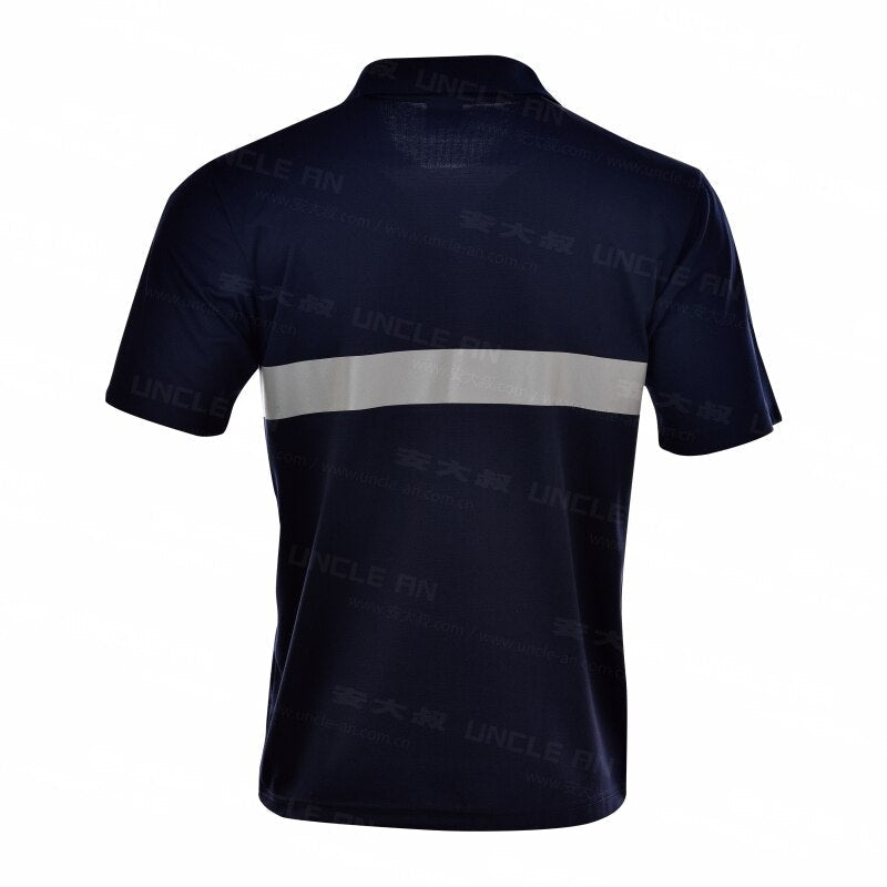 Camisa polo negra hombre
