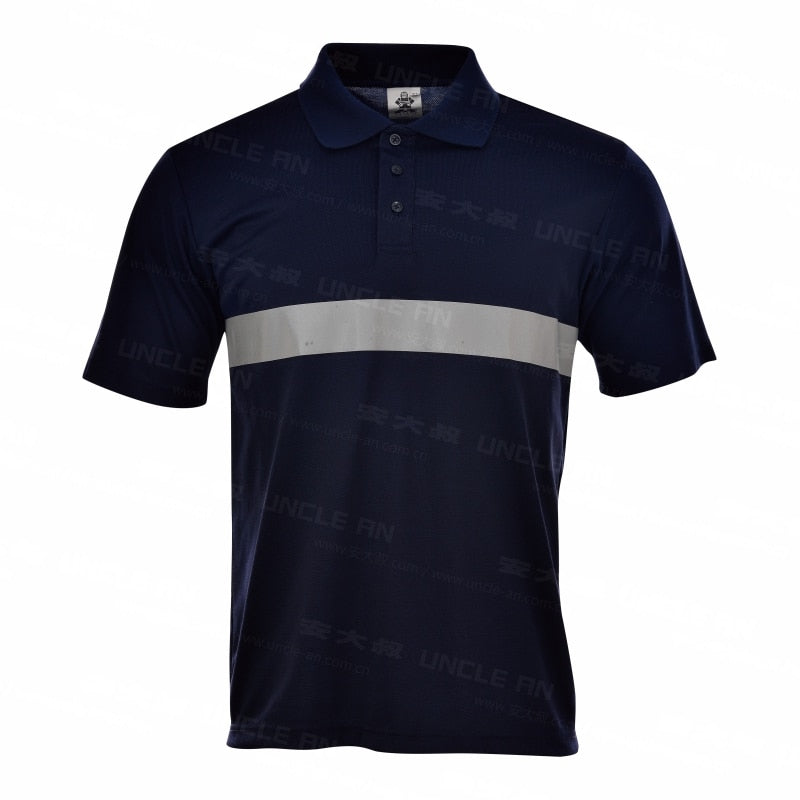 Camisa polo negra hombre
