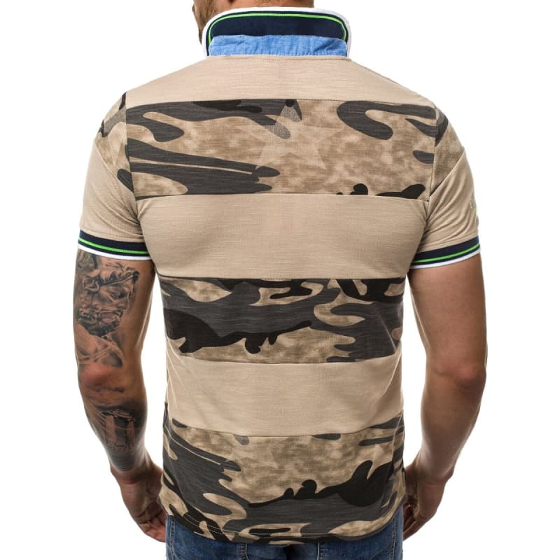 Camisa polo verde musgo