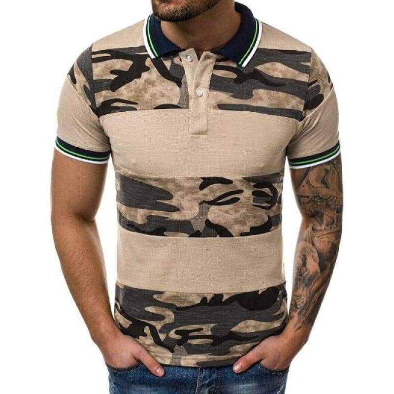 Camisa polo verde musgo