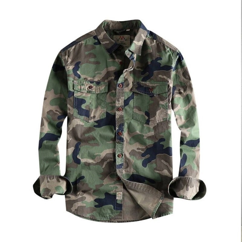 Camisa tipo militar