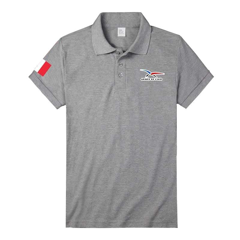 Camisa tipo polo azul