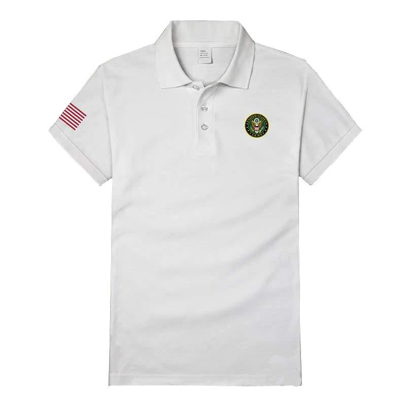 Camisa tipo polo blanca